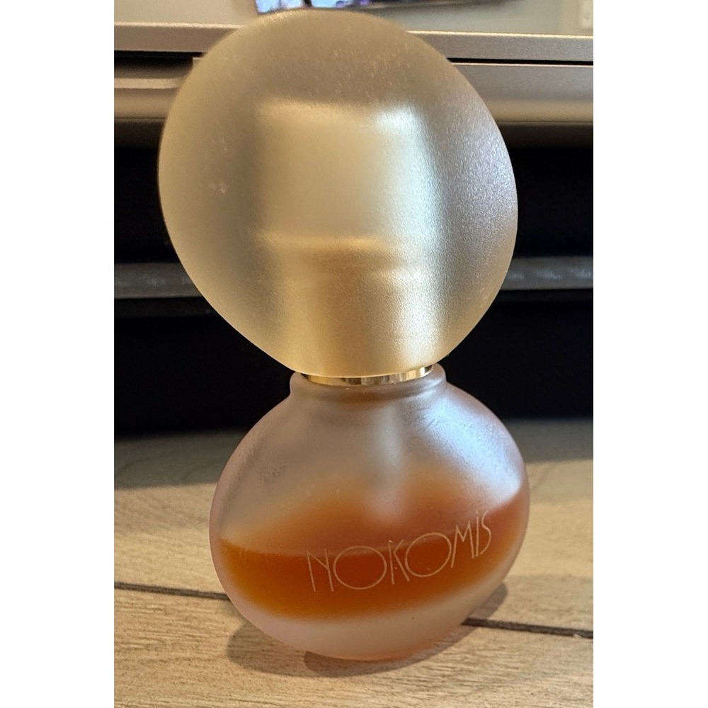 Vintage Nokomis Cologne Spray by Coty 0.25 fl oz 7.5 mL‎ Frosted Bottle 1/2 full